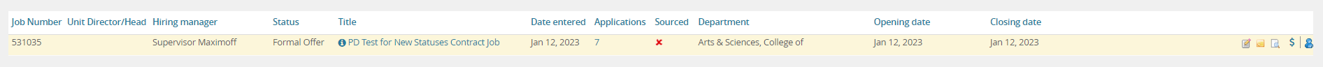 Manage Requisitions area from the MyTrack dashboard.